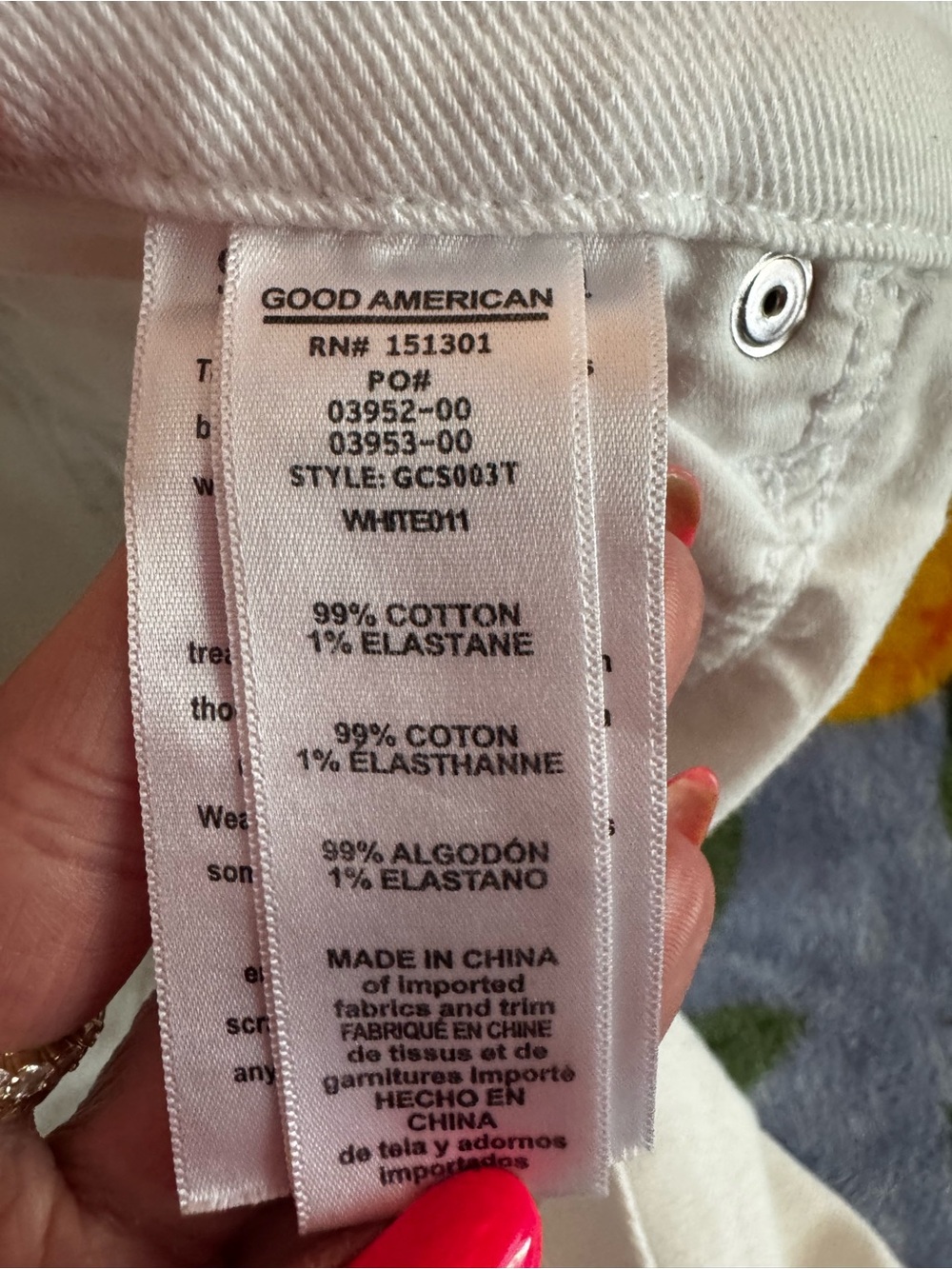 Good American White Cropped Ankle Jeans - Picture 4 of 5